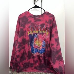Def Leppard XL Tie Dye Sweatshirt